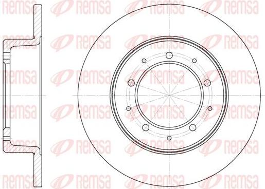 Kawe 6333 00 - Brake Disc autospares.lv