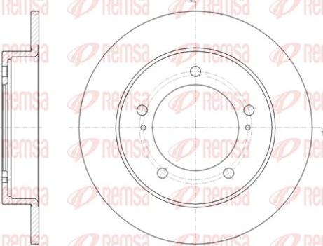 Kawe 6329 00 - Brake Disc autospares.lv