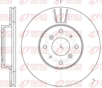 Kawe 6322 10 - Brake Disc autospares.lv