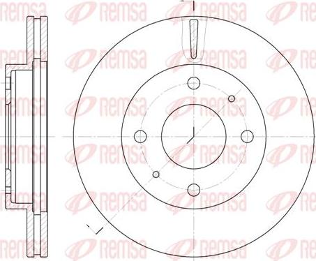 Kawe 6376 10 - Brake Disc autospares.lv