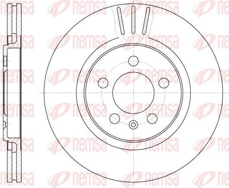 Kawe 6293 10 - Brake Disc autospares.lv