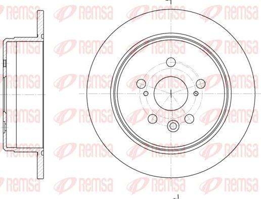 Kawe 6245 00 - Brake Disc autospares.lv