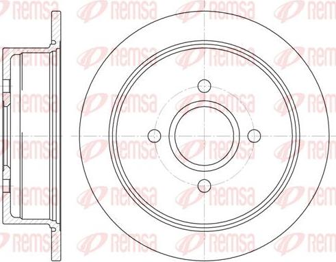 Kawe 6250 00 - Brake Disc autospares.lv