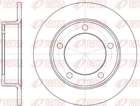 Kawe 6257 00 - Brake Disc autospares.lv