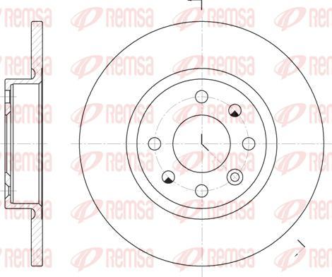 Kawe 6209 00 - Brake Disc autospares.lv