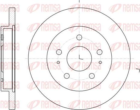 Kawe 62048 00 - Brake Disc autospares.lv