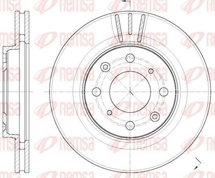 Kawe 62086 10 - Brake Disc autospares.lv