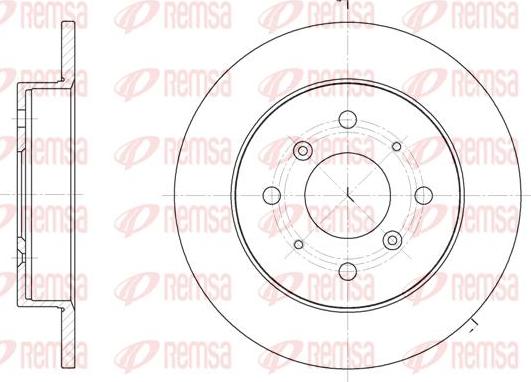 Kawe 6208 00 - Brake Disc autospares.lv