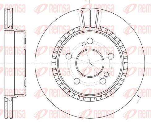 Kawe 62036 10 - Brake Disc autospares.lv