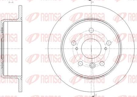 Kawe 62033 00 - Brake Disc autospares.lv