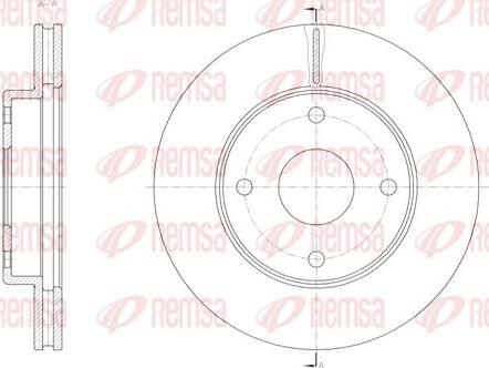 Kawe 62071 10 - Brake Disc autospares.lv