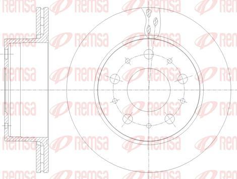 Kawe 62109 10 - Brake Disc autospares.lv