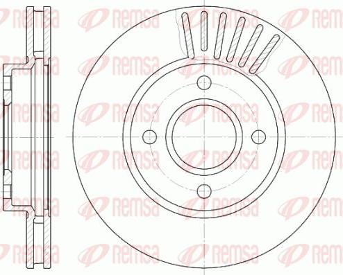 Kawe 62.1110 - Brake Disc autospares.lv