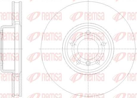 Kawe 62126 10 - Brake Disc autospares.lv