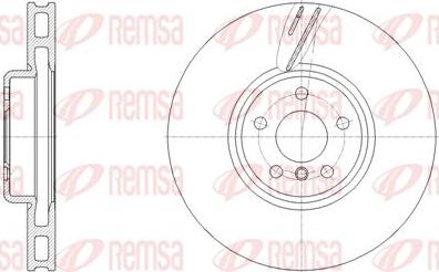 Kawe 62127 10 - Brake Disc autospares.lv