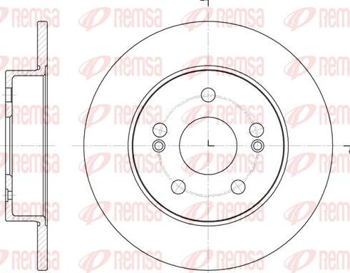 Kawe 6239 01 - Brake Disc autospares.lv