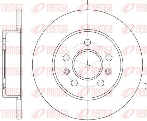 Kawe 6239 02 - Brake Disc autospares.lv