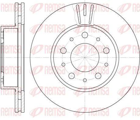 Kawe 62.3110 - Brake Disc autospares.lv