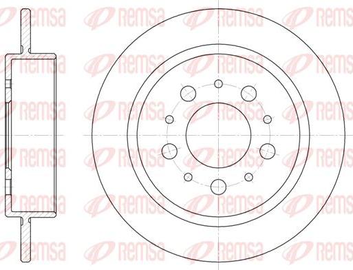 Kawe 6238 00 - Brake Disc autospares.lv