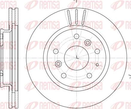 Kawe 62.3710 - Brake Disc autospares.lv