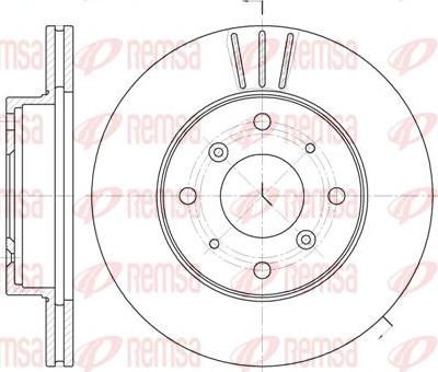 Kawe 6225 10 - Brake Disc autospares.lv