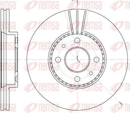 Kawe 6227 10 - Brake Disc autospares.lv