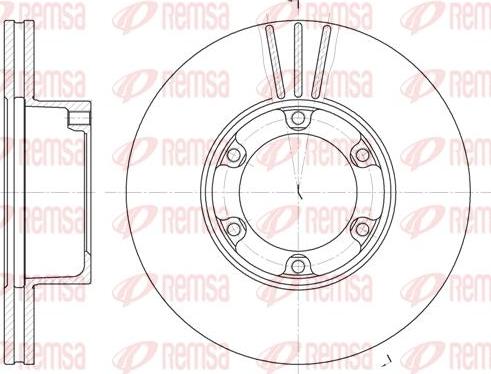 Kawe 6277 10 - Brake Disc autospares.lv