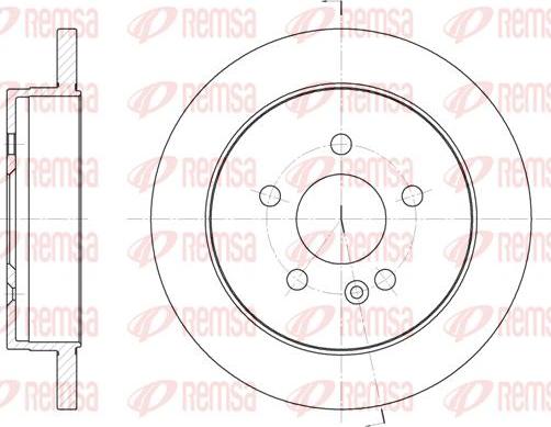 Kawe 6799 00 - Brake Disc autospares.lv