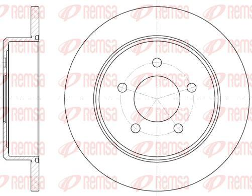 Kawe 6746 00 - Brake Disc autospares.lv