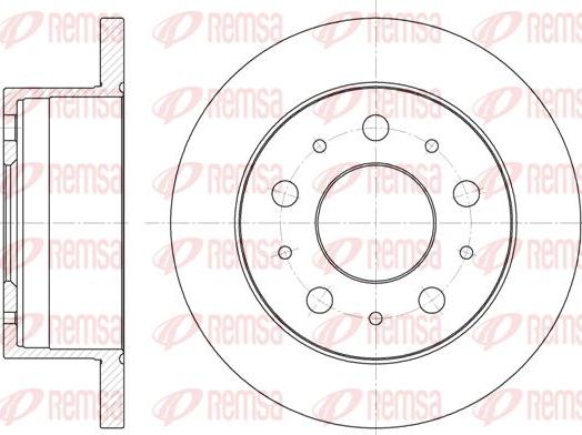 Kawe 6741 00 - Brake Disc autospares.lv