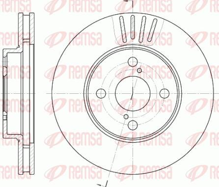 Kawe 6742 10 - Brake Disc autospares.lv