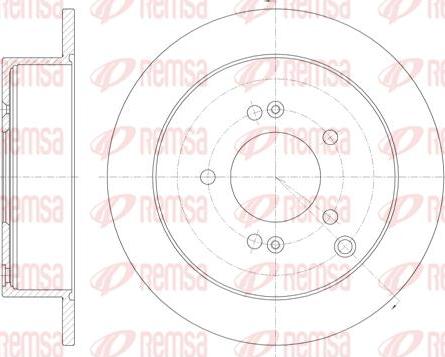 Kawe 6756 00 - Brake Disc autospares.lv