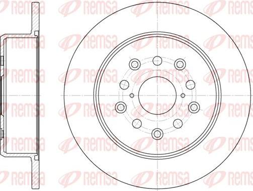 Kawe 6752 00 - Brake Disc autospares.lv