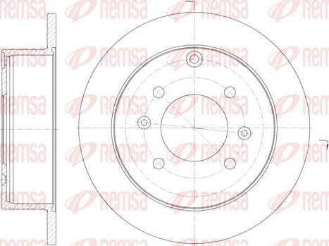 Kawe 6757 00 - Brake Disc autospares.lv