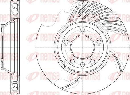 Kawe 6769 11 - Brake Disc autospares.lv