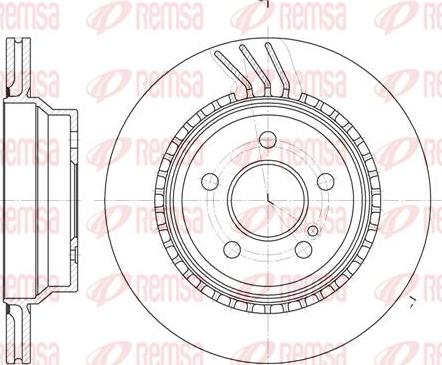 Kawe 6760 10 - Brake Disc autospares.lv