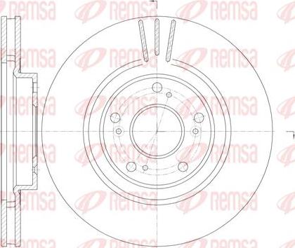 Kawe 6763 10 - Brake Disc autospares.lv