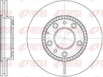 Kawe 6767 10 - Brake Disc autospares.lv