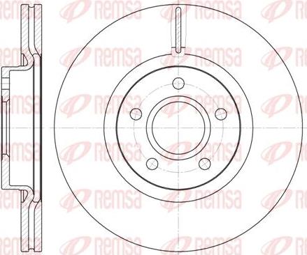 Kawe 6711 10 - Brake Disc autospares.lv