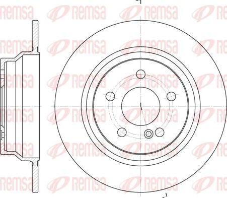 Kawe 6787 00 - Brake Disc autospares.lv