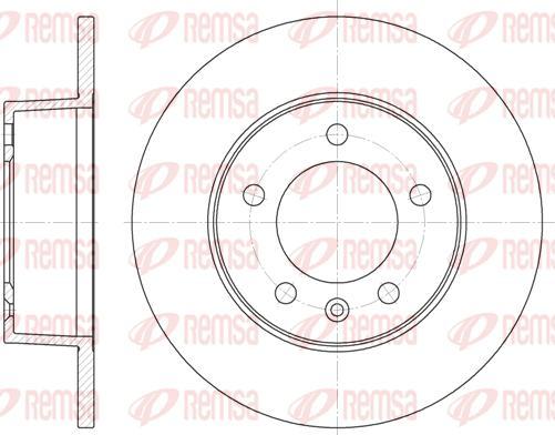 Kawe 6735 00 - Brake Disc autospares.lv