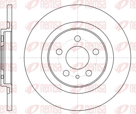 Kawe 6736 00 - Brake Disc autospares.lv