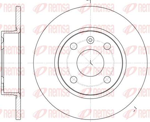 Kawe 6738 00 - Brake Disc autospares.lv