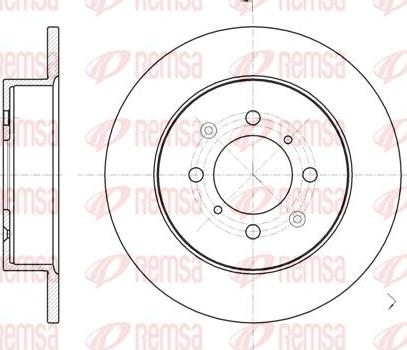 Kawe 6732 00 - Brake Disc autospares.lv