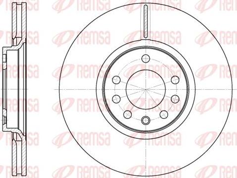 Kawe 6729 10 - Brake Disc autospares.lv