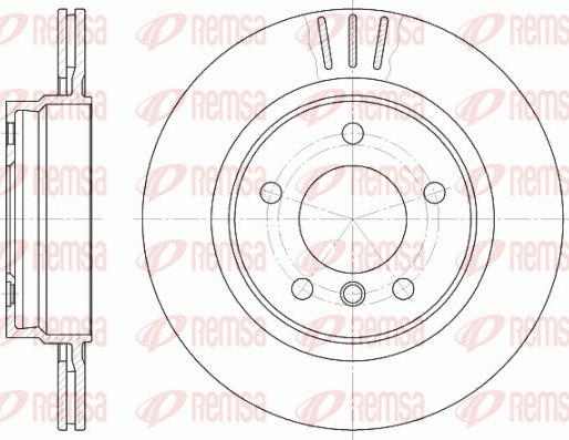 Kawe 6722 10 - Brake Disc autospares.lv