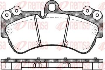 Kawe 0994 00 - Brake Pad Set, disc brake autospares.lv