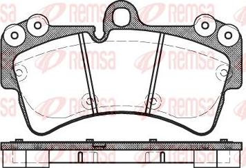 Kawe 0995 00 - Brake Pad Set, disc brake autospares.lv