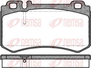 Kawe 0993 00 - Brake Pad Set, disc brake autospares.lv