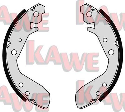 Kawe 09970 - Brake Shoe Set autospares.lv